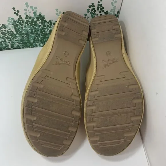 Dansko Nubuck Leather Tan Professional Comfort Clogs Size 40 EU/9.5-10 US Women - Picture 11 of 14